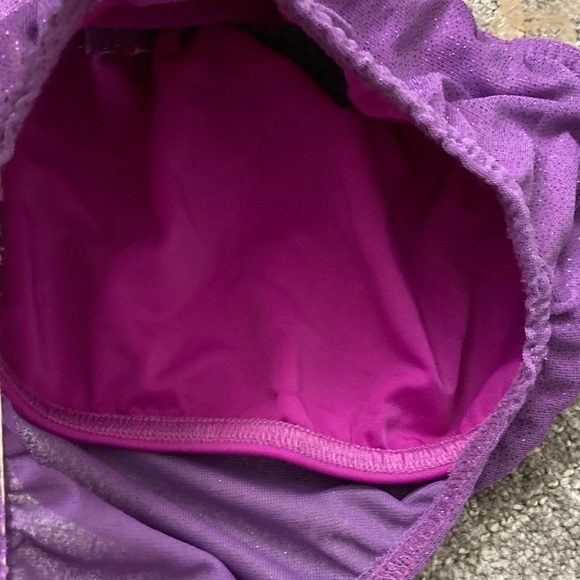 Kelle Large Child Sheer Layered One Shoulder Strap - Picture 11 of 12